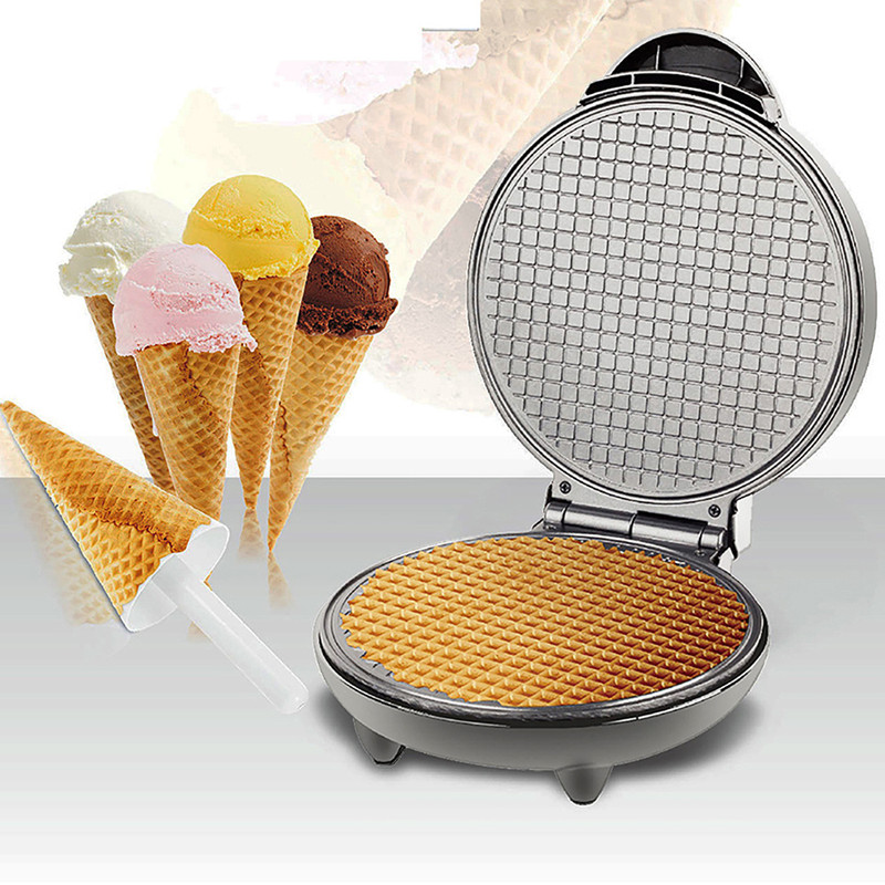 Waffle Cone Maker - Elettrico Rotolo di Uovo Maker Waffle