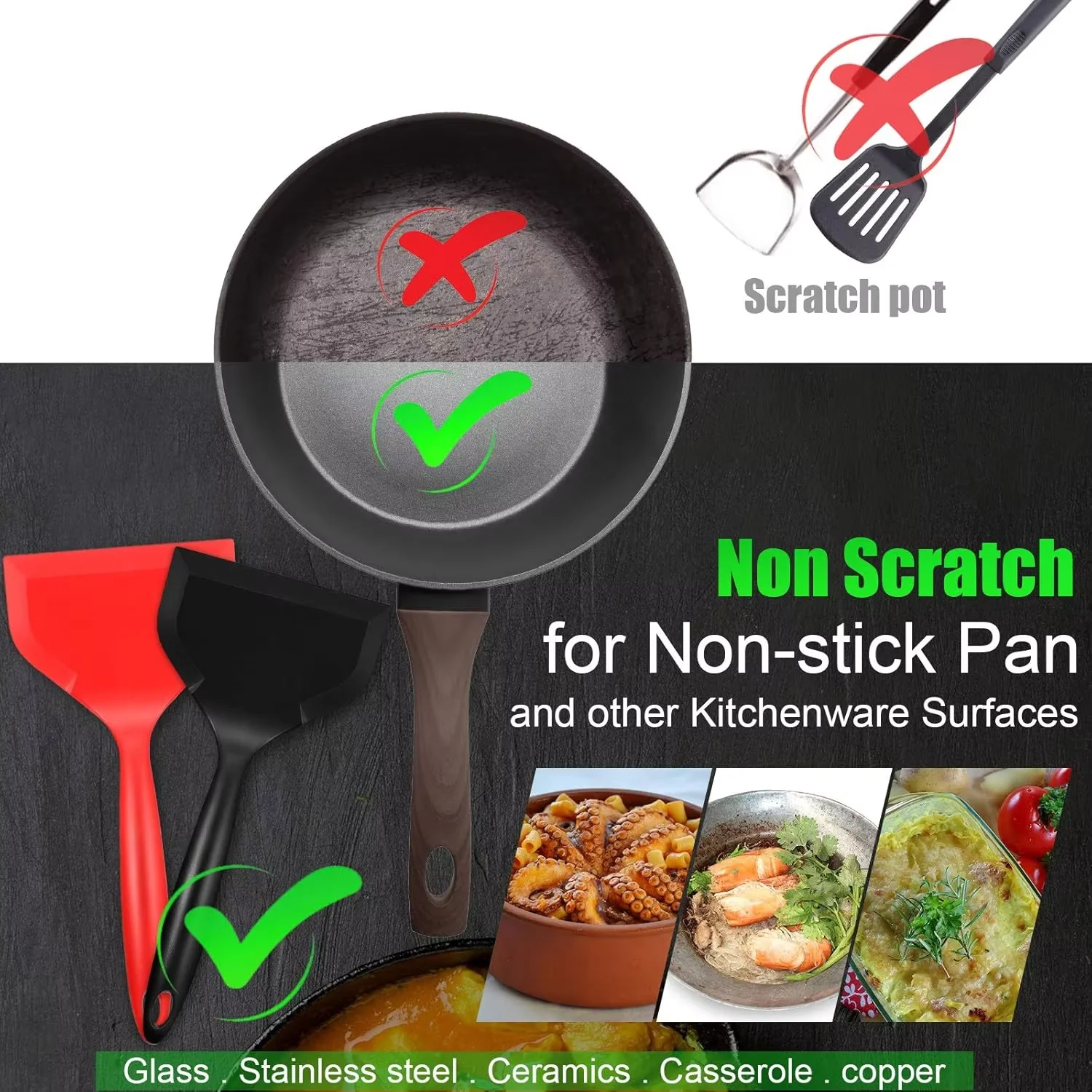 Spatola Antiaderente, Paletta  - Okonomiyaki Spatula recensione e prezzo